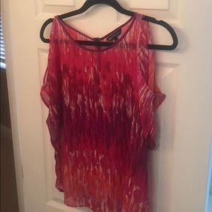 Express open shoulder shirt